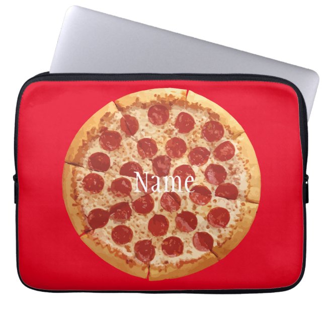 Housse Pour Ordinateur Portable Pepperoni Pizza Thunder_Cove (Devant)