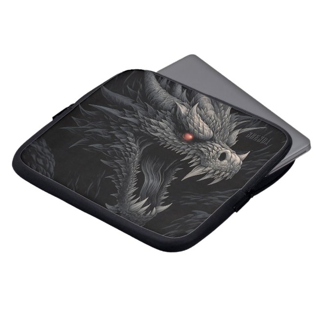 Housse Pour Ordinateur Portable Personalized Gothic Dragon Head (Devant haut)