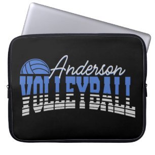 Housse Pour Ordinateur Portable Personalized Volleyball Player ADD NAME Team Champ