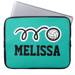 Housse Pour Ordinateur Portable Personalized volleyball sports Neoprene 15 inch
