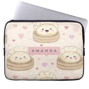 Housse Pour Ordinateur Portable Personnalisé Kawaii Pastel Dumpling Motif