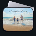 Housse Pour Ordinateur Portable Personnalisé Votre Photo Portable Sleeve Texte Per<br><div class="desc">Manches personnalisées pour ordinateur portable photo et texte - Unique votre propre design - Cadeau personnalisé famille / amis ou manches personnelles pour ordinateur portable - Ajouter votre texte et photo - Redimensionner et déplacer des éléments avec l'outil de personnalisation ! Choisissez la police / taille / couleur ! Bonne...</div>