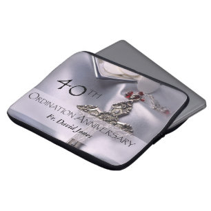Housse Pour Ordinateur Portable Personnaliser, 40e anniversaire d'ordination Félic