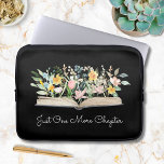 Housse Pour Ordinateur Portable Personnaliser Devis Aquarelle Livre Fleur Floral<br><div class="desc">Voici notre Personnaliser Quote d'aquarelle Livre Fleur Floral poche portable. Doté d'une jolie illustration de jardin fleur sauvage sur un livre, adapté aux amateurs de bouquinerie et de fleurs ou comme cadeau pour la journée d'appréciation des enseignants et bibliothécaire. Ajoutez le contact nature à votre appareil électronique et montrez votre...</div>