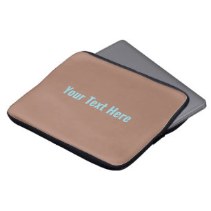 Housse Pour Ordinateur Portable Personnaliser Mocha Mousse couleur de l'année 2025