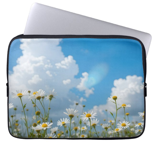 Housse Pour Ordinateur Portable Pétales Choyés par le Soleil (Devant)