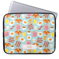 Petit déjeuner amusant Illustrations alimentaires 