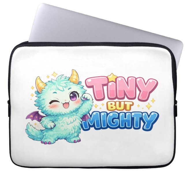 Housse Pour Ordinateur Portable Petit dragon puissant (Devant)