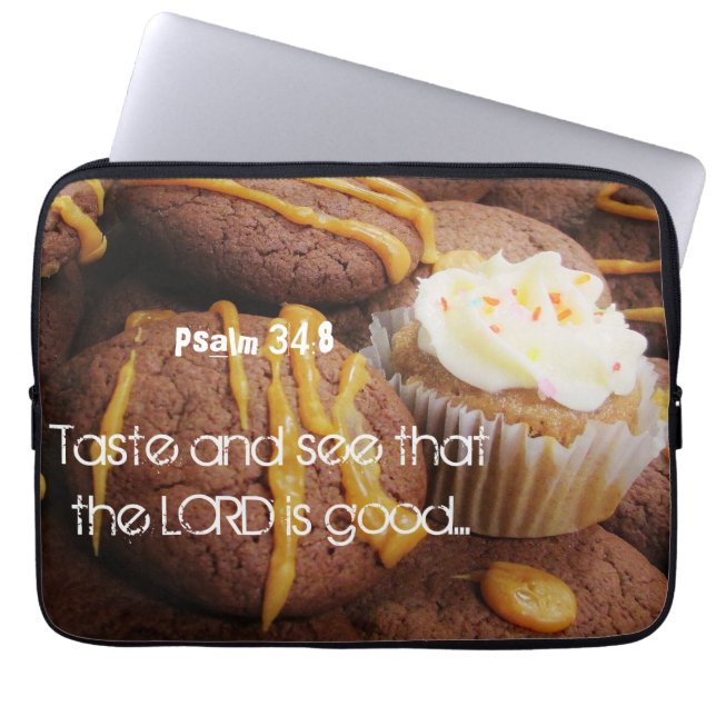 Housse Pour Ordinateur Portable Petit gâteau et biscuits (Devant)