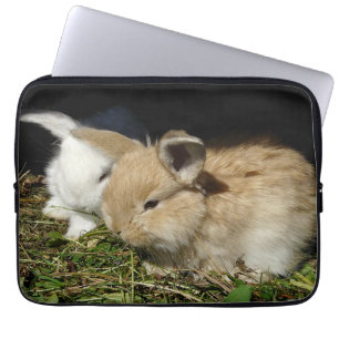 Housse Pour Ordinateur Portable Petit lapin moelleux