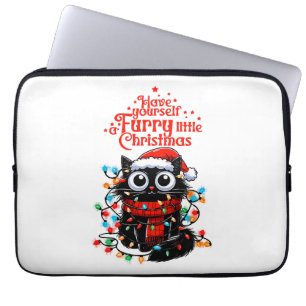 Housse Pour Ordinateur Portable Petit Noël poilu