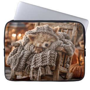 Housse Pour Ordinateur Portable Petit panda roux mignon endormi dans une miniature