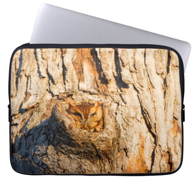 Housse Pour Ordinateur Portable Petite Nyctale (Devant)