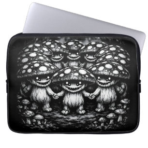 Housse Pour Ordinateur Portable Peuple Champignon •  Créatures de la forêt par Bur