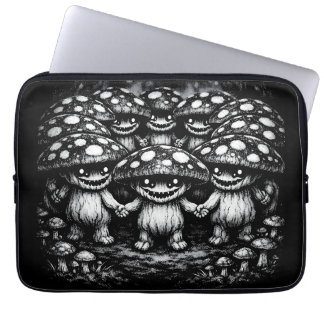 Housse Pour Ordinateur Portable Peuple Champignon •  Créatures de la forêt par Bur
