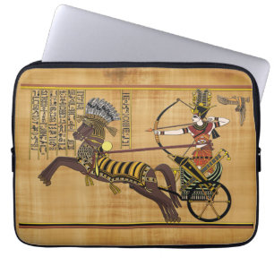 Housse Pour Ordinateur Portable Pharaon égyptien Ramesses II & Chariot à Kadesh