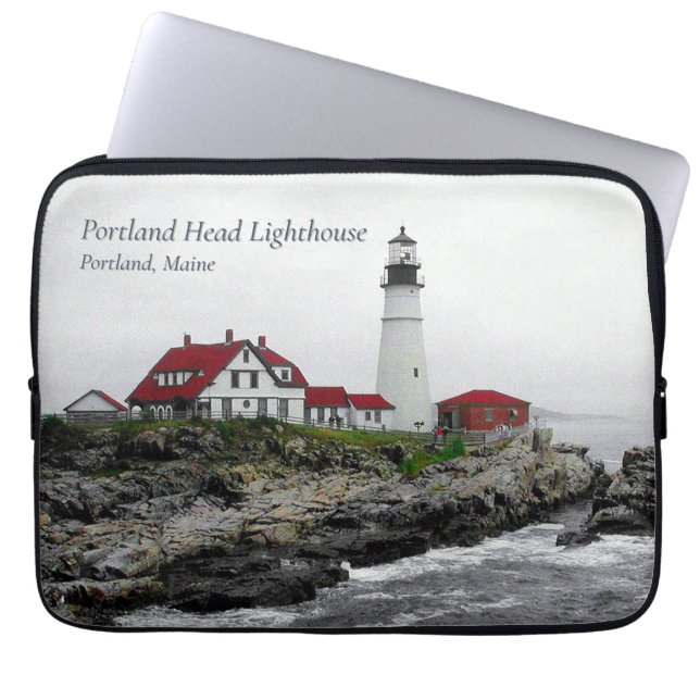 Housse Pour Ordinateur Portable Phare de Portland Head (Devant)