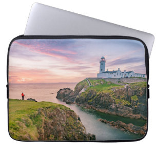 Housse Pour Ordinateur Portable Phare principal le Donegal, Irlande de Fanad