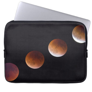 Housse Pour Ordinateur Portable Phases de l'éclipse lunaire totale Seattle
