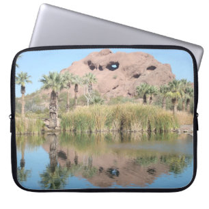 Housse Pour Ordinateur Portable Phoenix Arizona Photo Butte Reflet Dans Le Lac