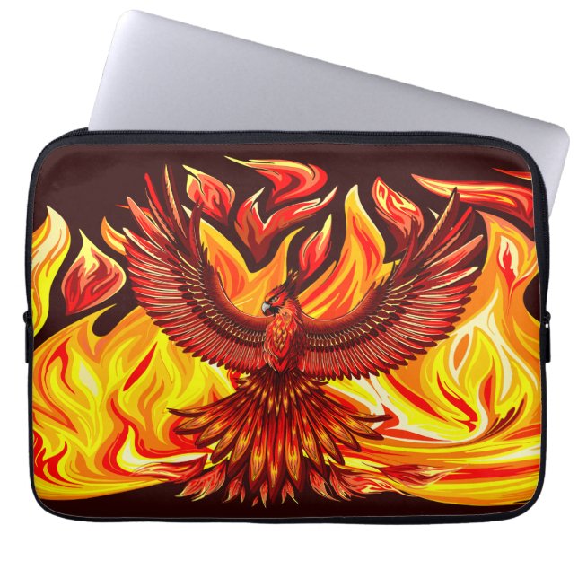 Housse Pour Ordinateur Portable Phoenix mythologique immortelle Créature (Devant)
