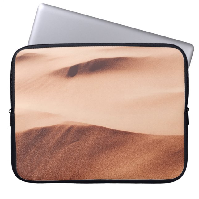 HOUSSE POUR ORDINATEUR PORTABLE PHOTO DE SABLE DÉSERT (Devant)