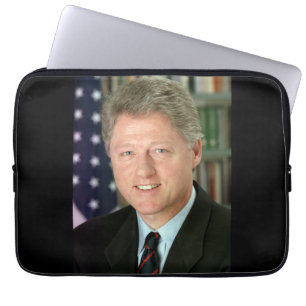 Housse Pour Ordinateur Portable Photo du président Bill Clinton à la Maison Blanch
