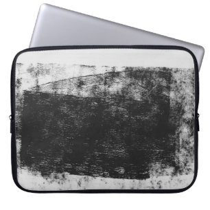 Housse Pour Ordinateur Portable Photo en niveaux de gris du plan d'eau