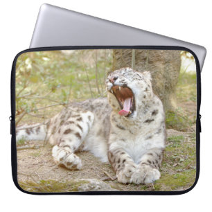 Housse Pour Ordinateur Portable Photo léopard des neiges, animaux coques d'ordinat