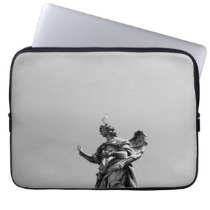 Housse Pour Ordinateur Portable Photo simple et moderne de mouette sur la statue
