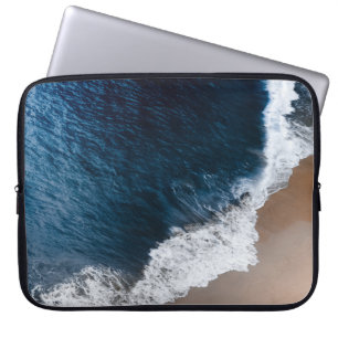 HOUSSE POUR ORDINATEUR PORTABLE PHOTOGRAPHIE AÉRIENNE DE SEASHORE