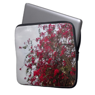 Housse Pour Ordinateur Portable Photographie de la nature florale de bougainvillée