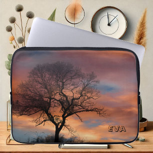 Housse Pour Ordinateur Portable Photographie de l'arbre pittoresque Coucher de sol
