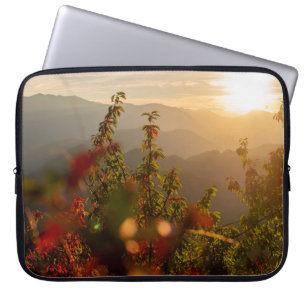 HOUSSE POUR ORDINATEUR PORTABLE PHOTOGRAPHIE NATURELLE DES ARBRES VERTS SURPLOMBAN