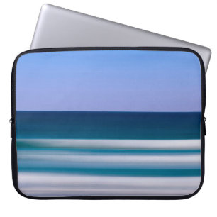 Housse Pour Ordinateur Portable photographie numérique intentionnelle flou bleu sa