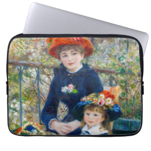 Housse Pour Ordinateur Portable Pierre-Auguste Renoir - Deux sœurs sur la terrasse