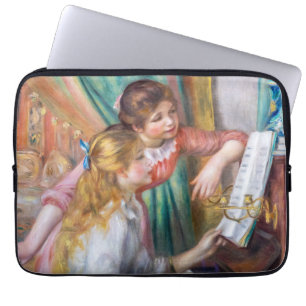 Housse Pour Ordinateur Portable Pierre Auguste Renoir - Jeunes filles au piano