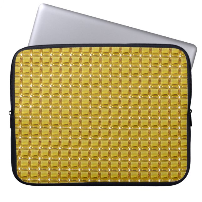 Housse Pour Ordinateur Portable Pierre jaune (Devant)