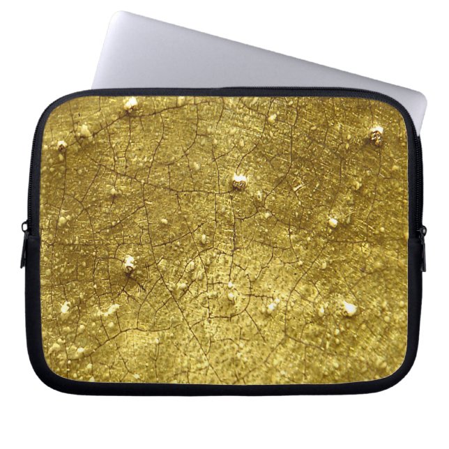 Housse Pour Ordinateur Portable Pierre or (Devant)