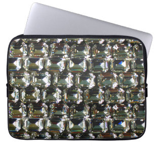 Housse Pour Ordinateur Portable Pierres de diamants strass