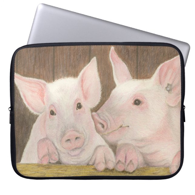 Housse Pour Ordinateur Portable Piglets (Devant)