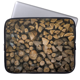 Housse Pour Ordinateur Portable Pile de bois de feu