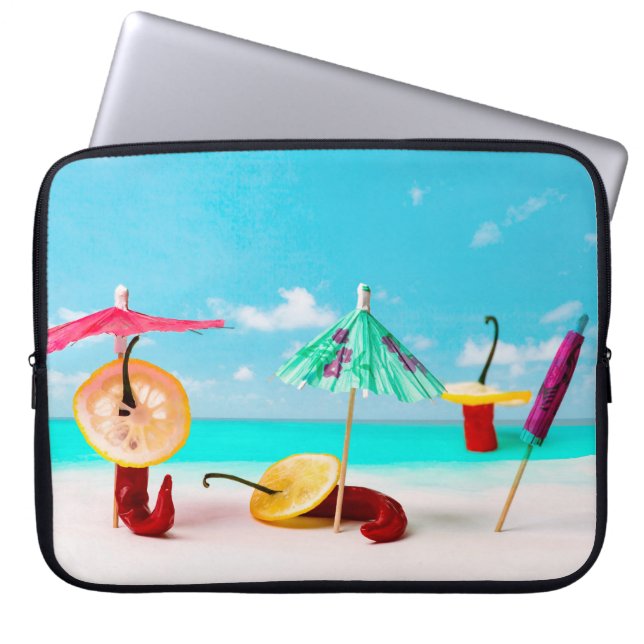 Housse Pour Ordinateur Portable Piment De La Mer (Devant)