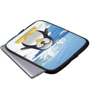 Housse Pour Ordinateur Portable Pingouin dérangé