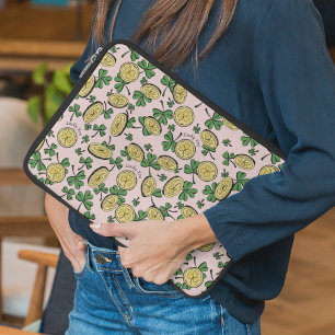 Housse Pour Ordinateur Portable Pink, Green & Gold St Patrick's Lucky You Shamrock