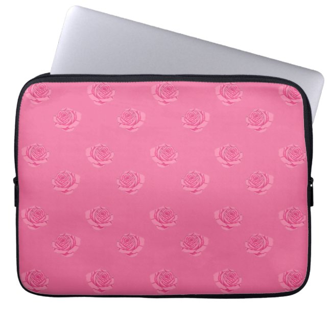 Housse Pour Ordinateur Portable Pink roses (Devant)