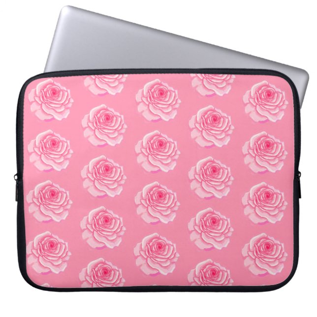 Housse Pour Ordinateur Portable Pink roses (Devant)