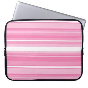 Housse Pour Ordinateur Portable Pink stripes
