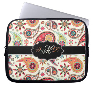 Housse Pour Ordinateur Portable PixDezines Retro Paisley/DO-IT-YOURSELF couleur ar
