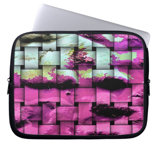 HOUSSE POUR ORDINATEUR PORTABLE PLAGE (Devant)